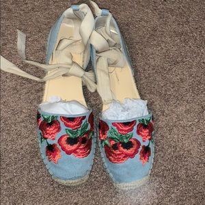 Jessica Simpson Floral Espadrilles